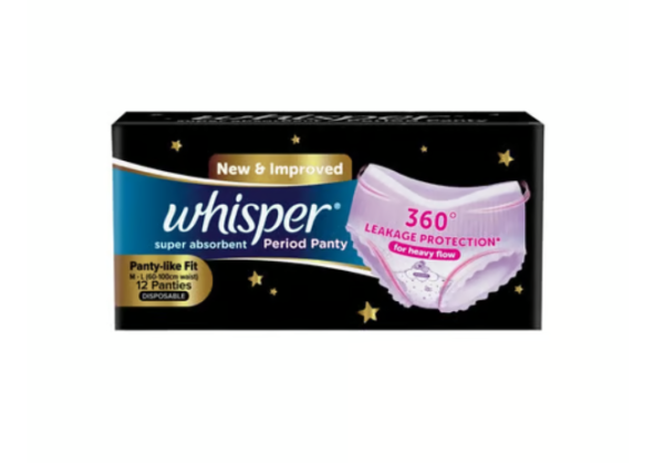 Whisper Super Absorbent Period Panty (M-L)