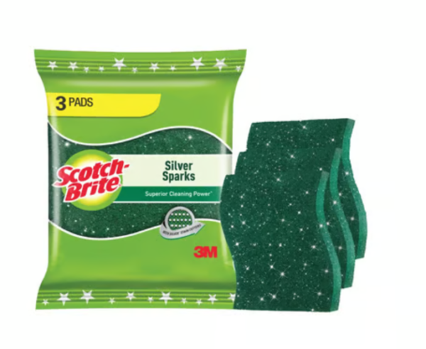 Scotch Brite Silver Sparks Scrub Pad