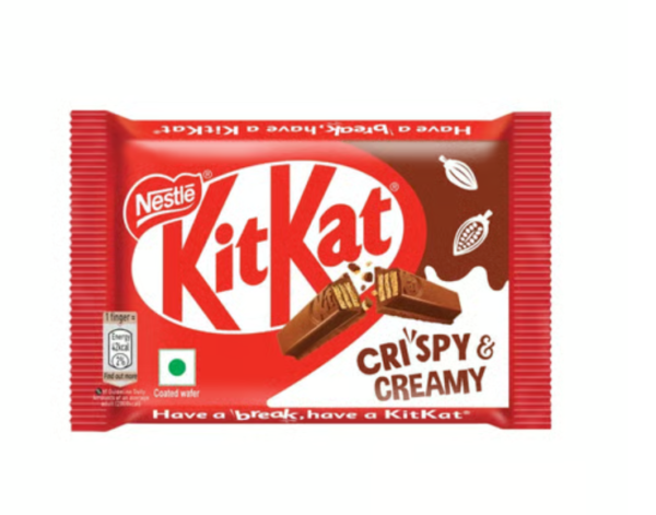 Nestle KitKat Crispy & Creamy 4 Finger Wafer Chocolate Bar (38.5 g)