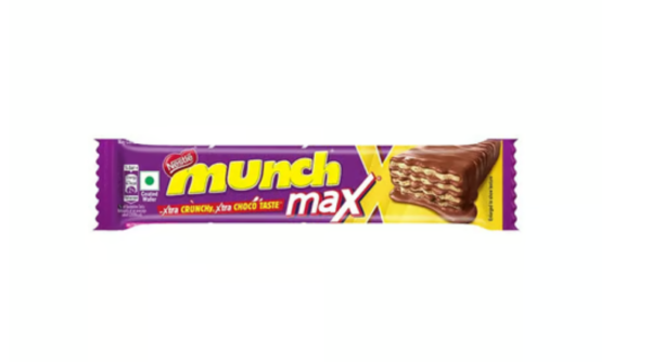 Nestle Munch Max, Chocolate Coated, Crunchy Wafer Bar